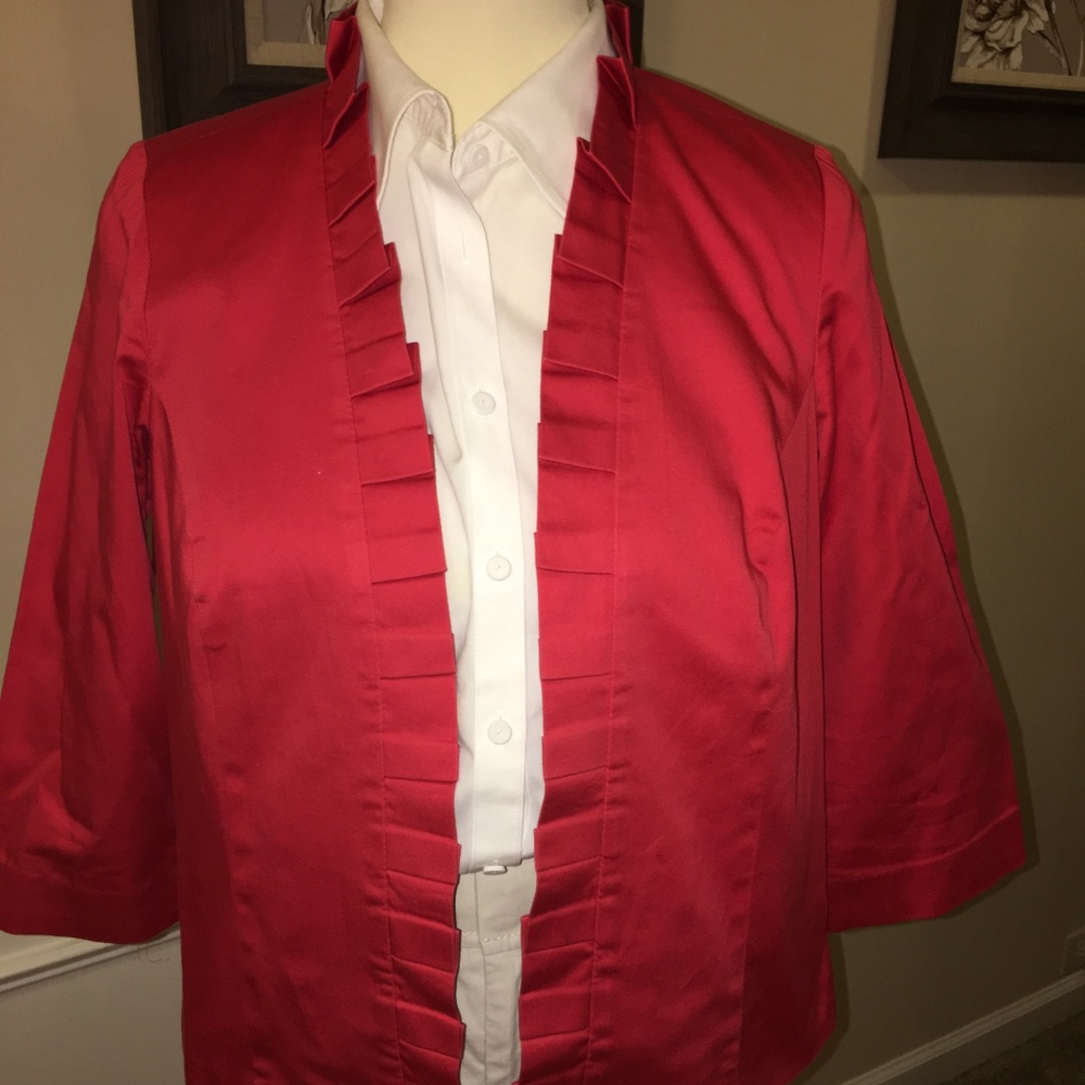 NWOT 212 COLLECTION FUSCHIA BLAZER SZ 10